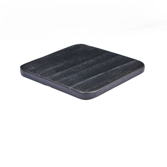 The Material Coaster - Medium Rustic Black