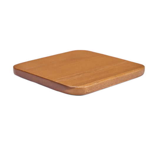 The Material Coaster - Smooth Medium Brown
