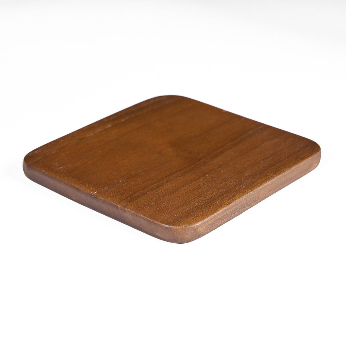 The Material Coaster - Smooth Dark Brown