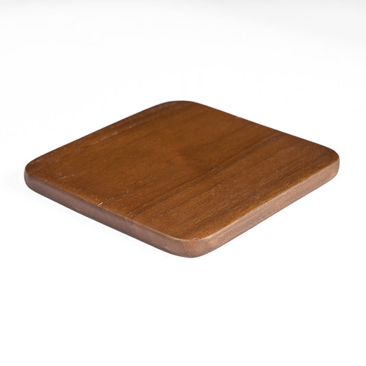 The Material Coaster - Smooth Dark Brown