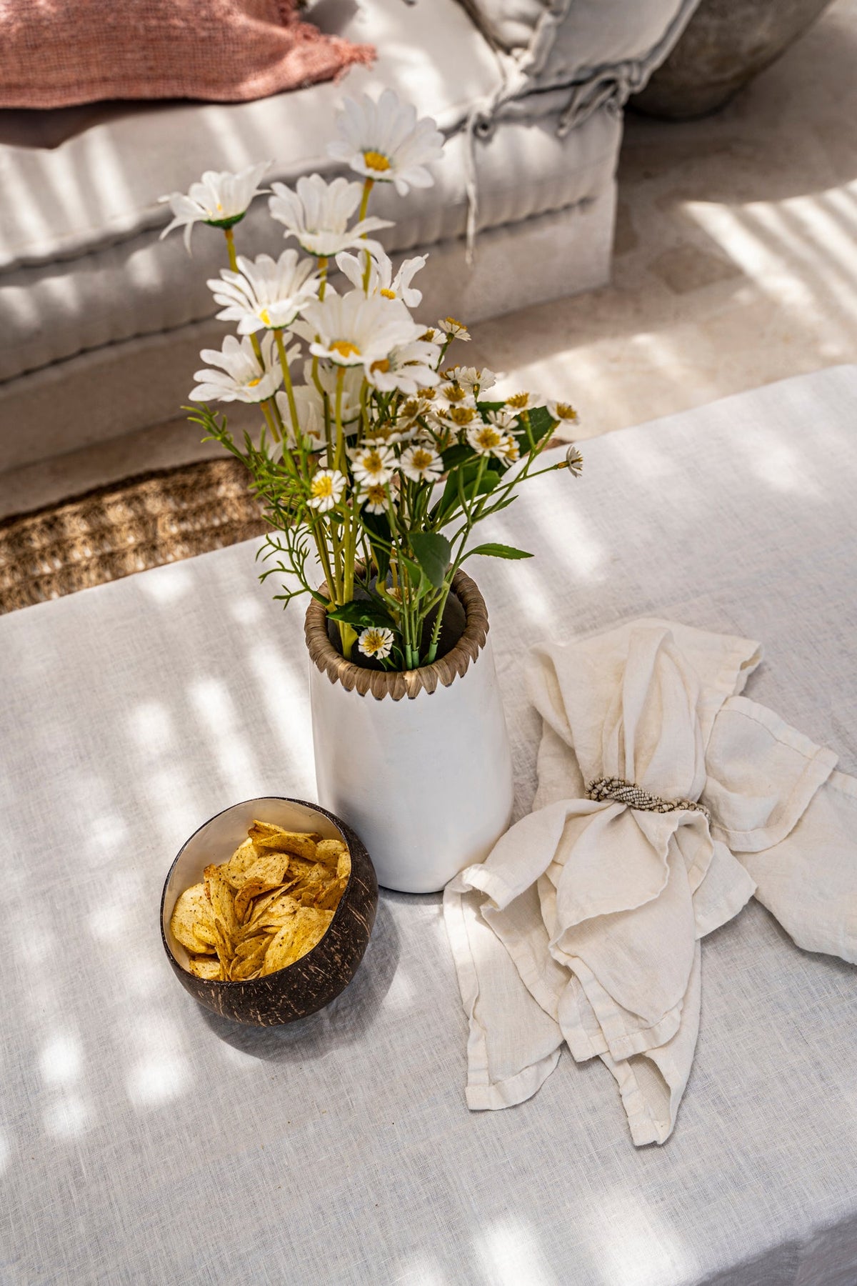 The Linen Napkin - White