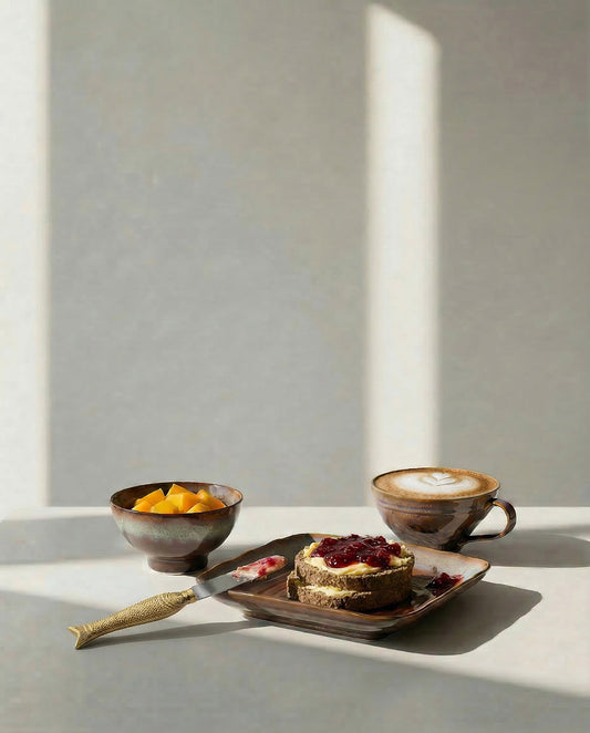 The Smoked Horizon Bowl - Brown Grey - S