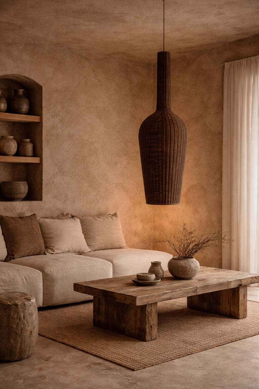 The Amphora Pendant - Dark Walnut - XXL