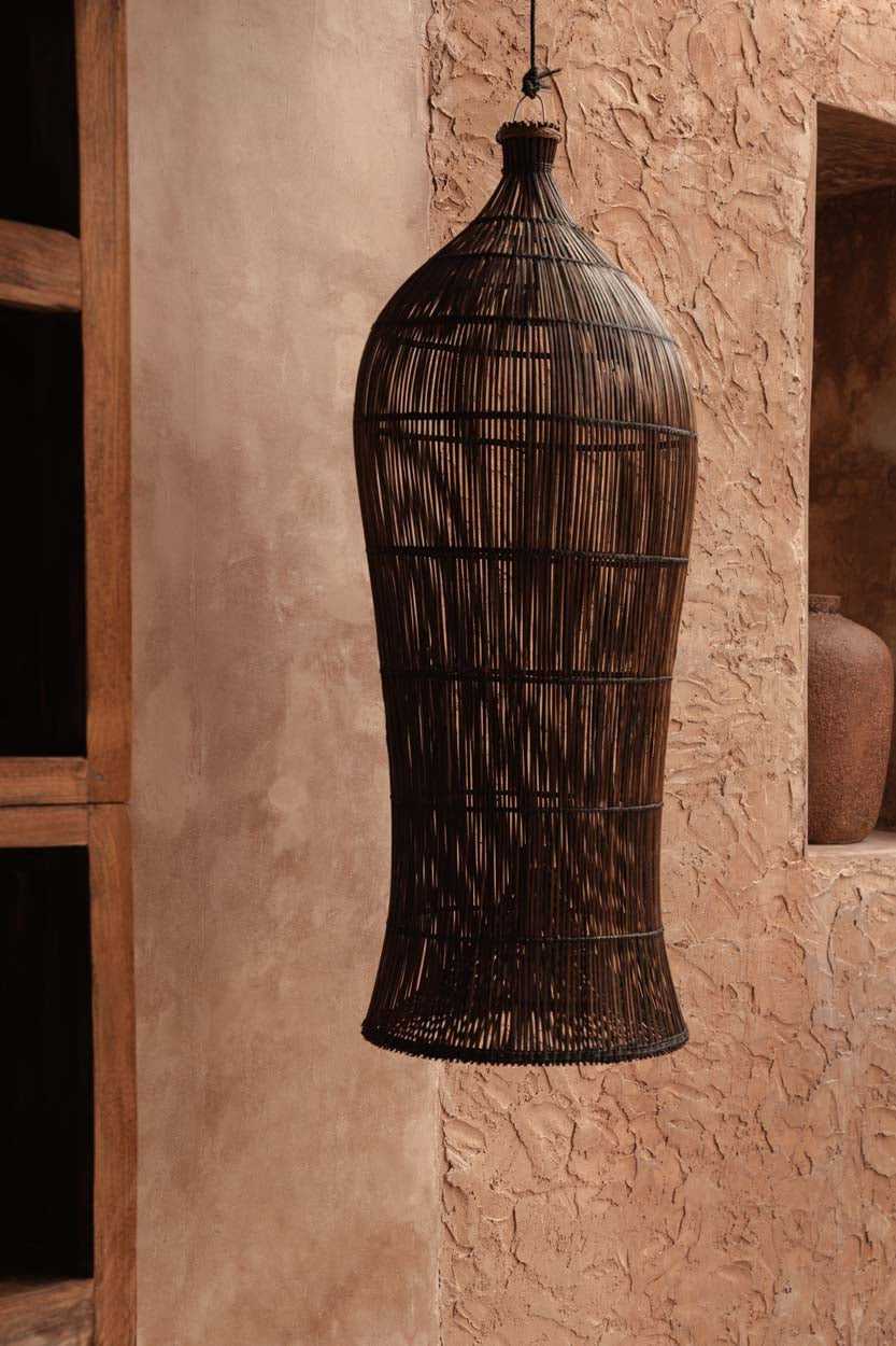 The Oasis Tower Pendant - Dark Walnut - XL