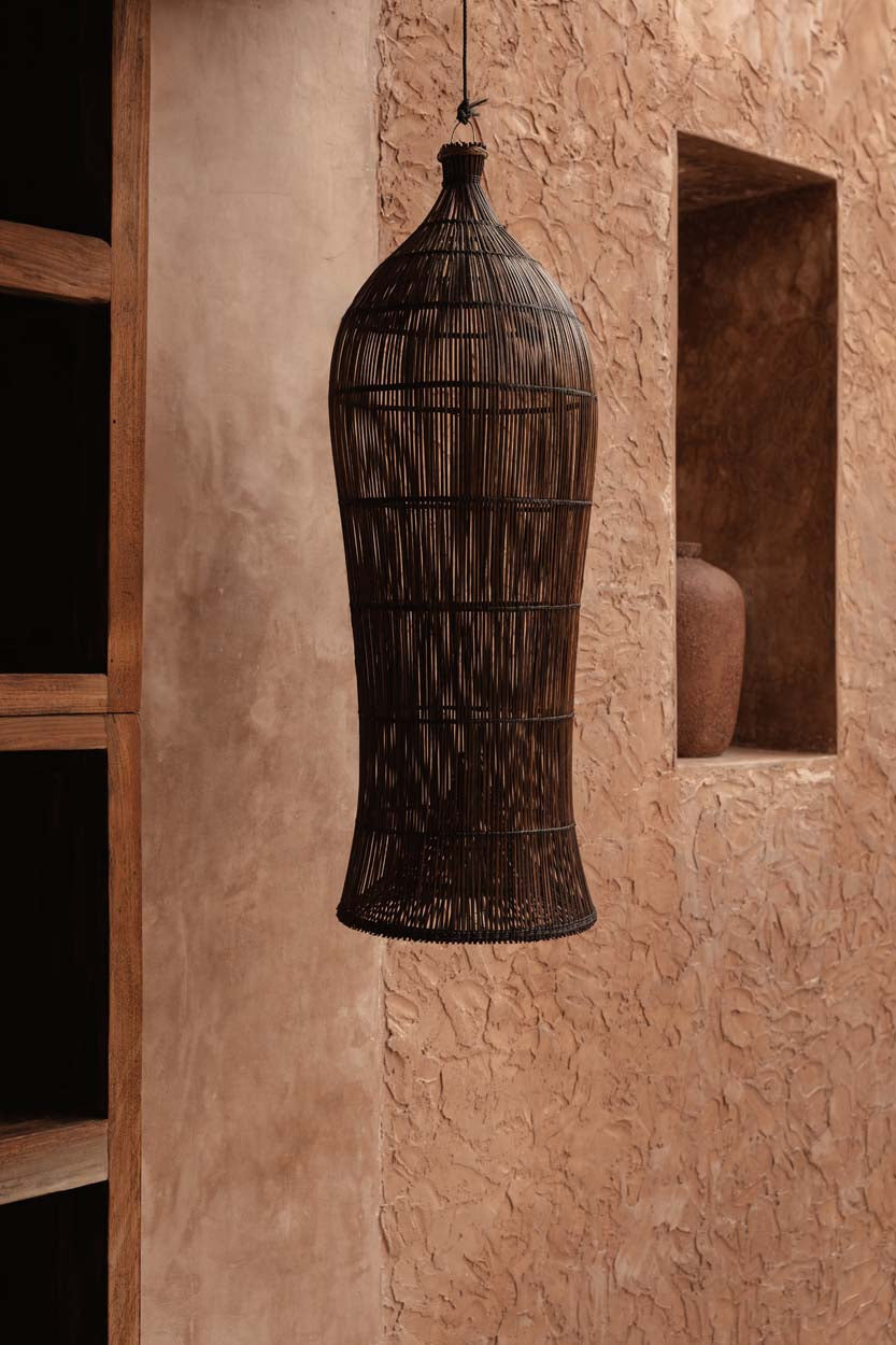The Oasis Tower Pendant - Dark Walnut - XL
