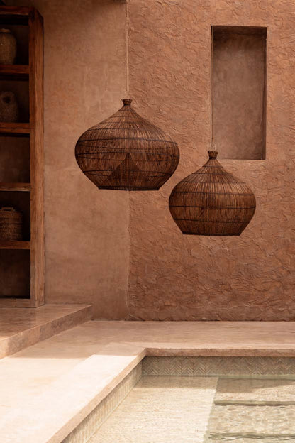 The Desert Gourd Pendant - Dark Walnut - L