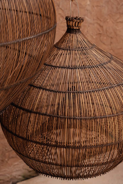 The Desert Gourd Pendant - Dark Walnut - M