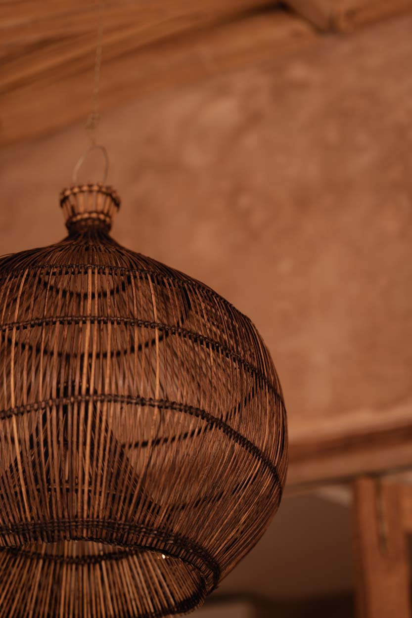 The Desert Gourd Pendant - Dark Walnut - M