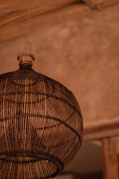 The Desert Gourd Pendant - Dark Walnut - M