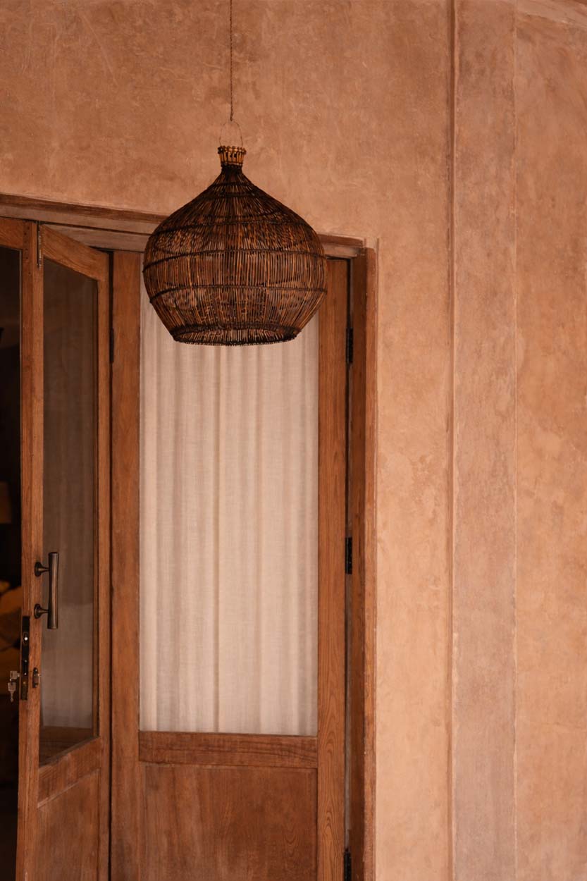 The Desert Gourd Pendant - Dark Walnut - S