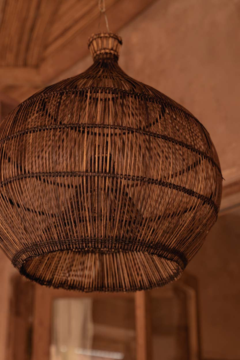The Desert Gourd Pendant - Dark Walnut - S