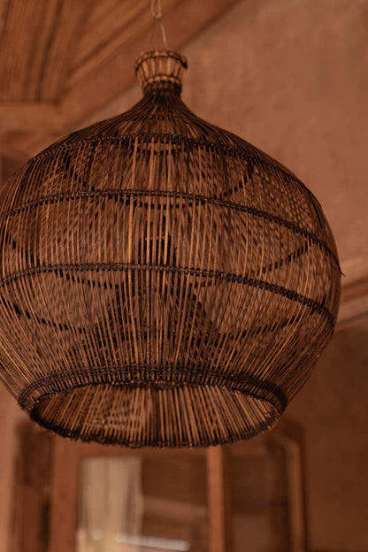 The Desert Gourd Pendant - Dark Walnut - S