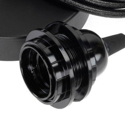 Ceiling Lamp Fitting - Black - 1 Piece
