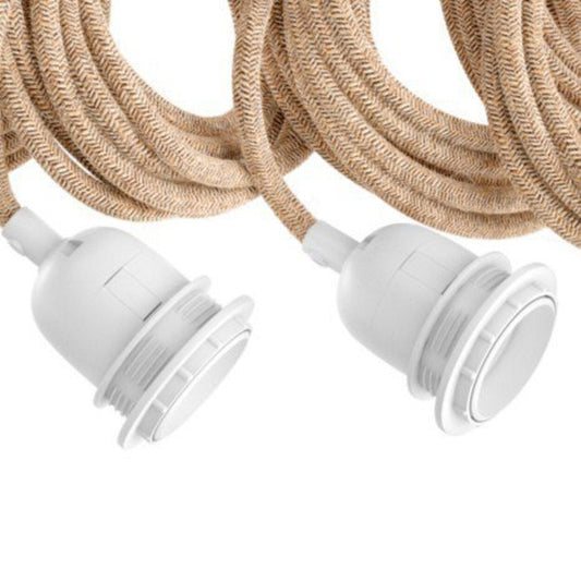 Ceiling Light Fixtures - Natural White - Set of 5
