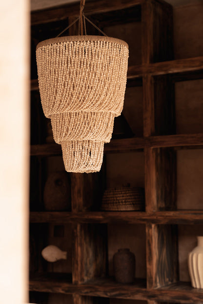 The Lagoon Shell Chandelier - Natural - M