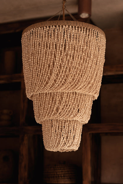 The Lagoon Shell Chandelier - Natural - M