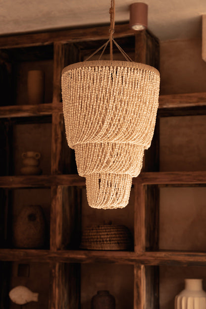 The Lagoon Shell Chandelier - Natural - M