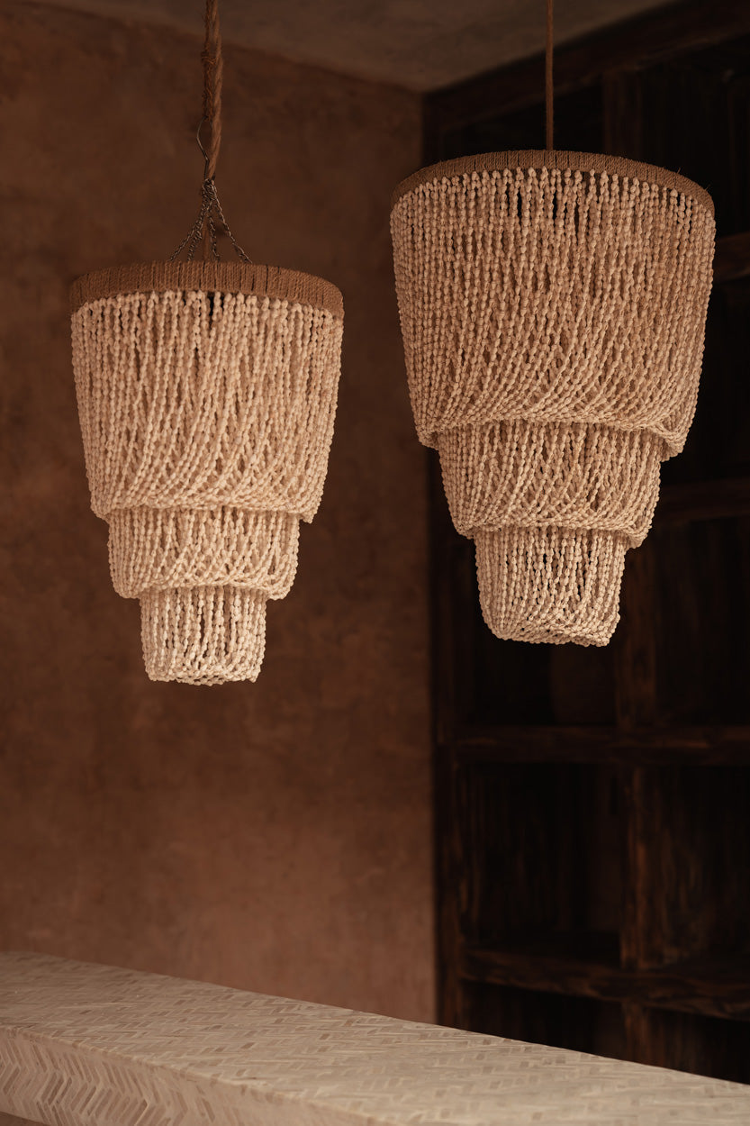The Lagoon Shell Chandelier - Natural - M