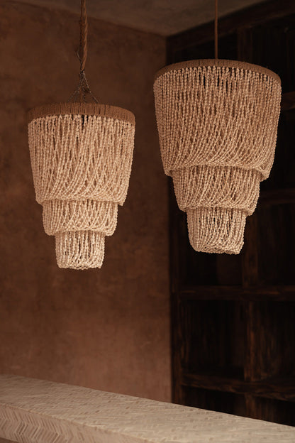 The Lagoon Shell Chandelier - Natural - M