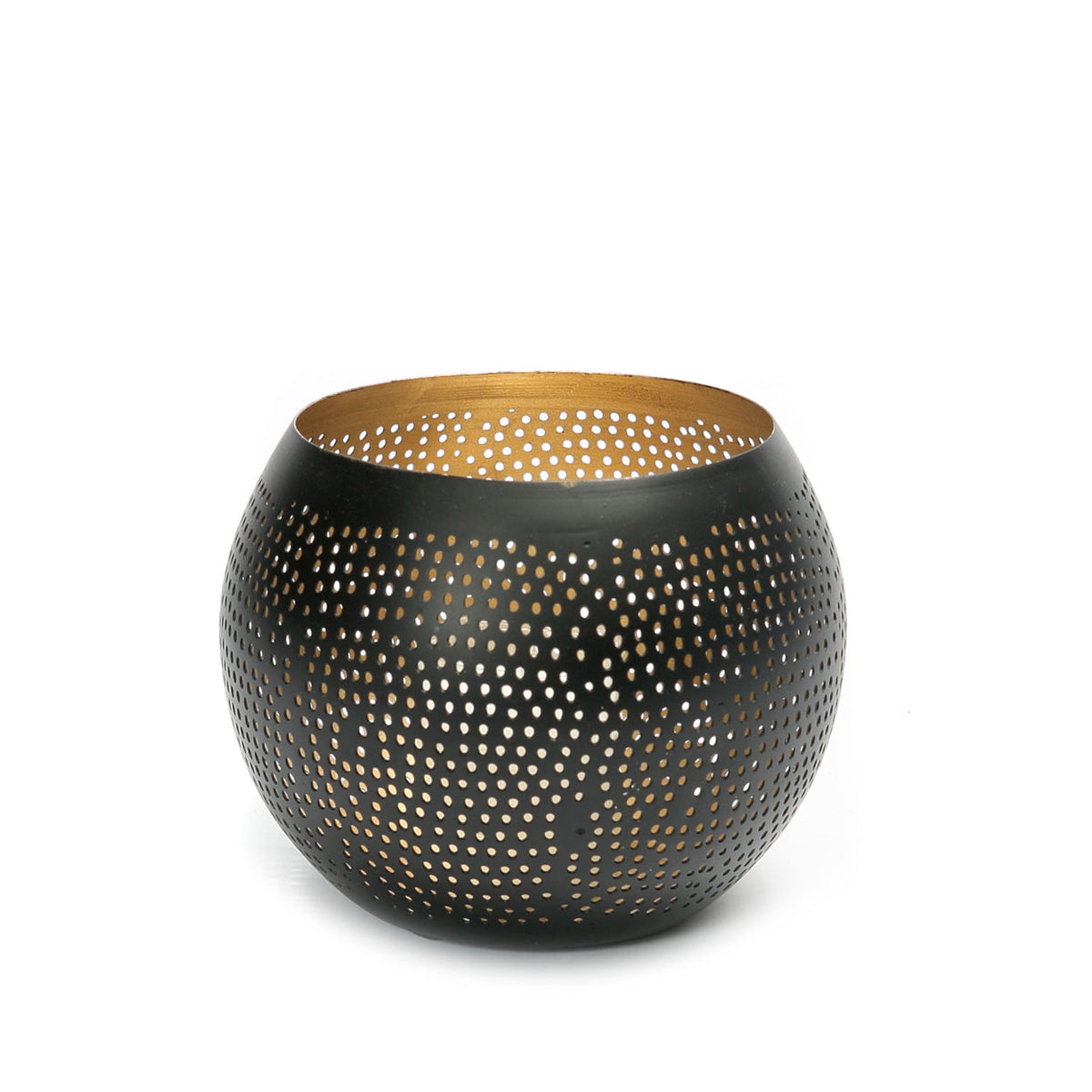 The Pierced Ball - Black Gold - M