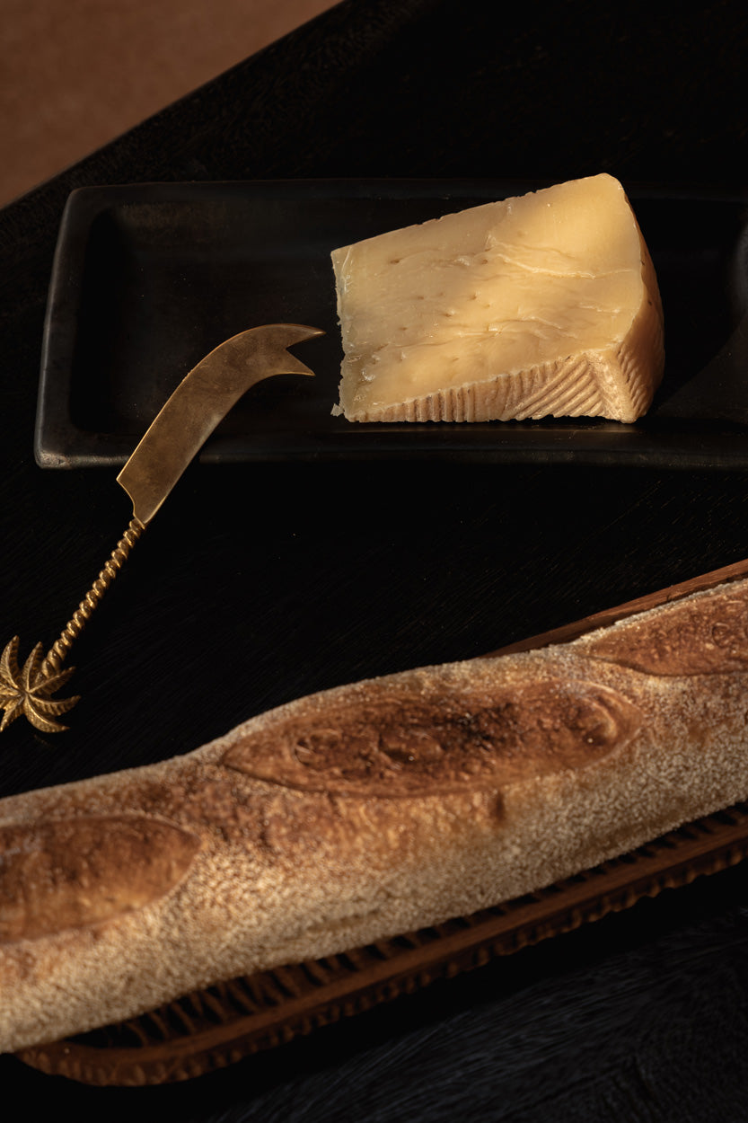 The Palm Tree Cheese Knife - Gold