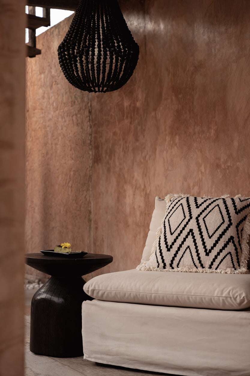 The Drumline Side Table - Dark Walnut