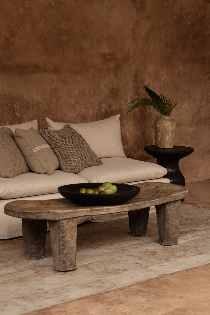 The Hourglass Side Table - Dark Walnut