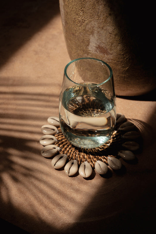 The Colonial Shell Coaster - Natural Brown