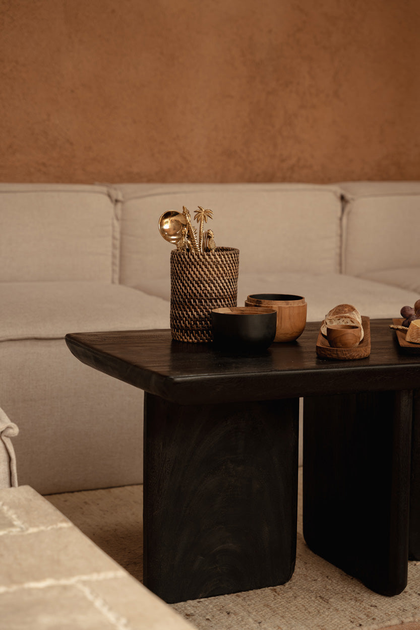 The Obsidian Coffee Table - Black