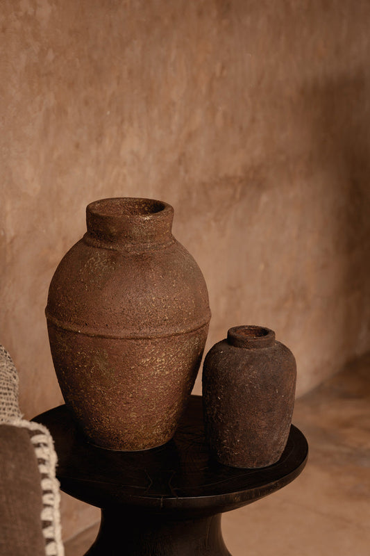 The Clay Echo Vase - Burgundy - S