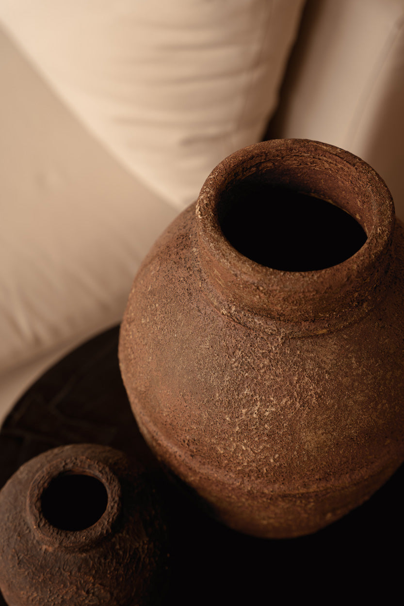 The Amphora Rustica Vase - Terracotta - L