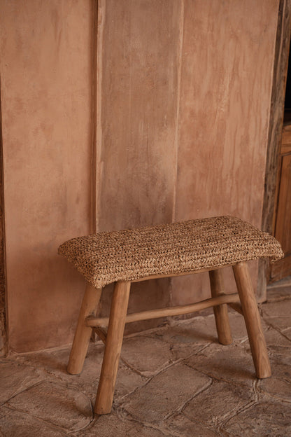 The Raffia Bench - Natural