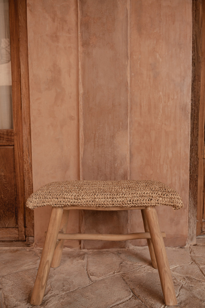 The Raffia Bench - Natural