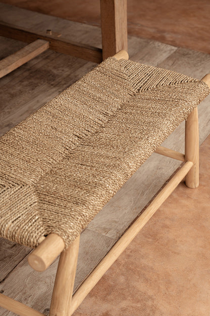 The Porto Seagrass Bench - Natural - L