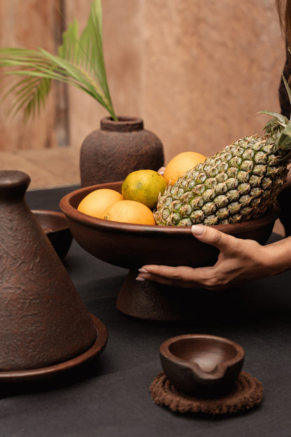 The Ethnic Fruit Bowl - Terracotta - M