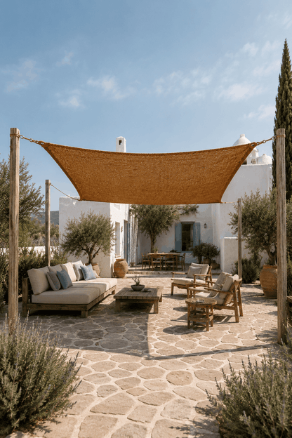 The Coco Shade Rectangular - Natural - 500x300