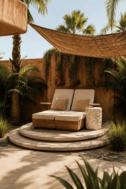 The Coco Shade Rectangular - Natural - 500x300