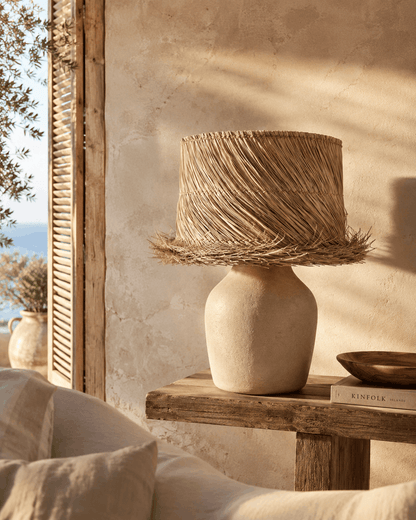 The Pandan Table Lamp Shade - Natural