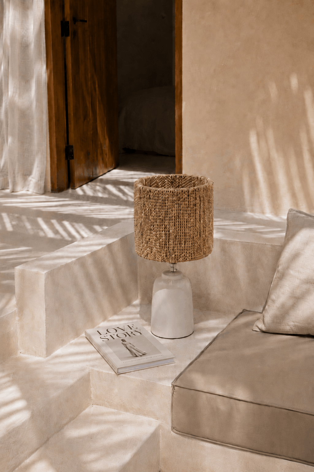 The Chalki Table Lamp Shade - Natural