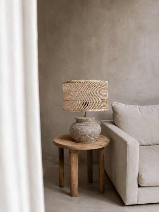 The Kythira Table Lamp - Natural Concrete