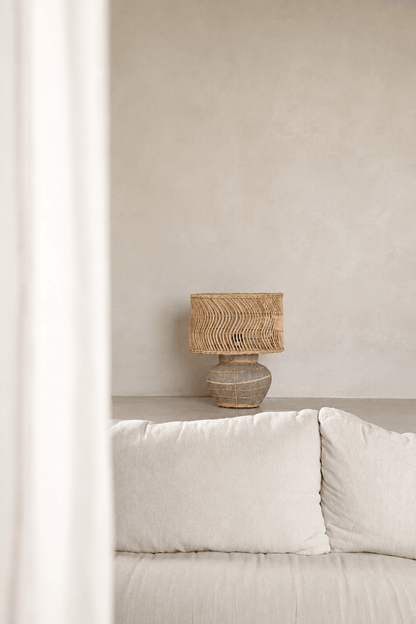 The Kythira Table Lamp - Natural Concrete
