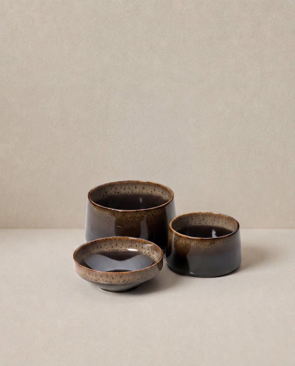 The Kyoto Bowl - Dark Brown Mud - L