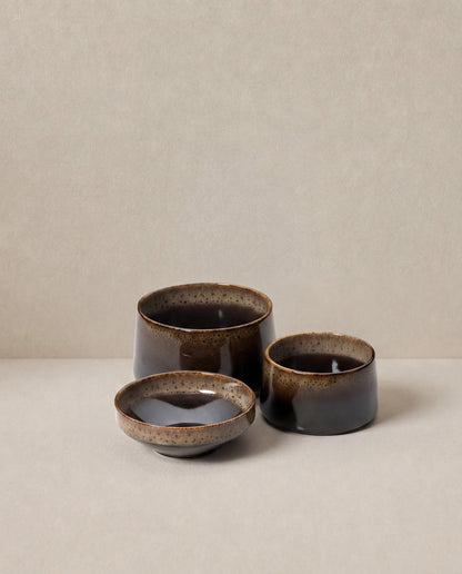 The Kyoto Bowl - Dark Brown Mud - L