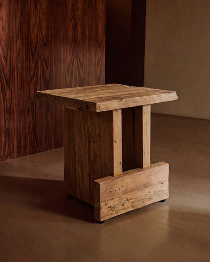 The Suku Block Stool - Natural
