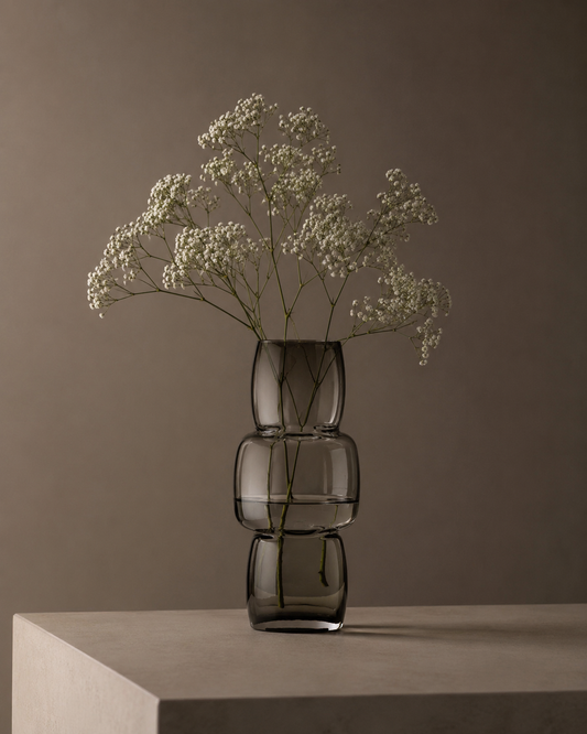 The Cubes Vase - Dark Grey - M