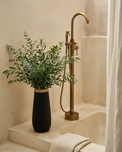 The Sneaky Vase - Black Natural - L