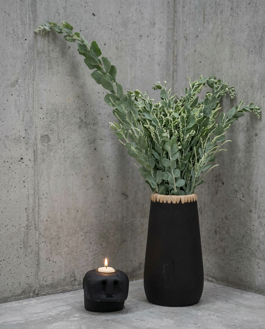 The Sneaky Vase - Black Natural - M