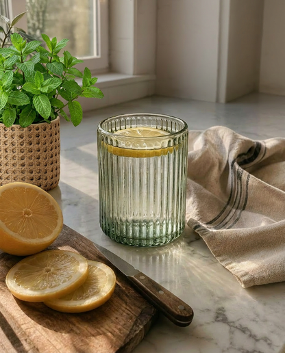 The Ribbed Tumbler - Charcoal