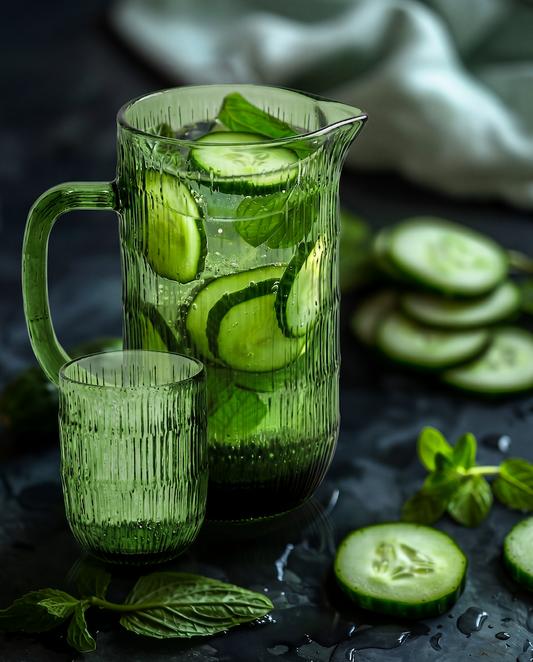The Moss Ripple Pitcher - Green