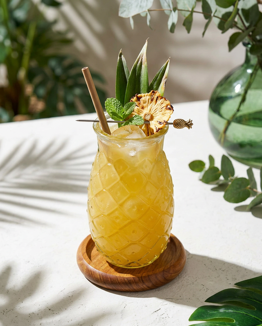 The Pineapple Glass - Blue - L